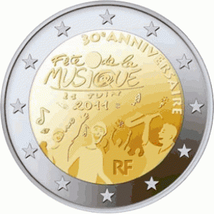 2 EURO 2011	Muziek	UNC Frankrijk